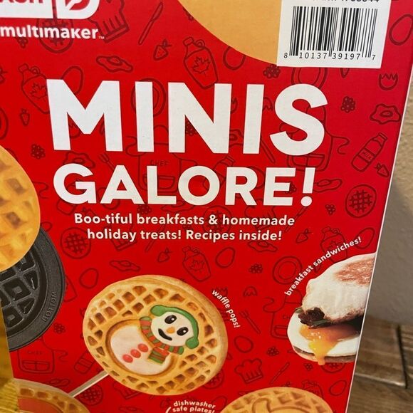 DASH Multimaker 7 Set Waffle Maker NIB - Picture 7 of 14